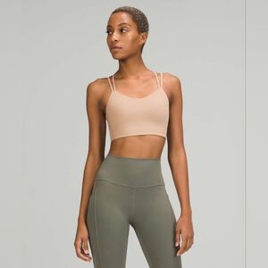 Lululemon Like a Cloud Bra Long Line B/C Cup Sz 10 NWT Almond Butter